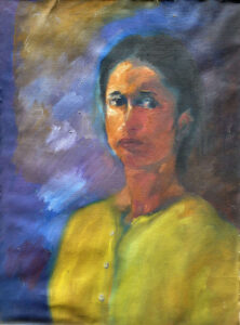 Self Portrait, SB.6.1971 15x20in, Oil on canvas