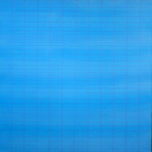 Untitled, SB.13.2011, 48x48in, Relief with thread and acrylic on canvas