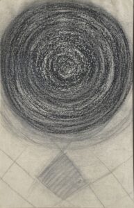 Untitled, SB.45.1988 18x11in, Charcoal on paper